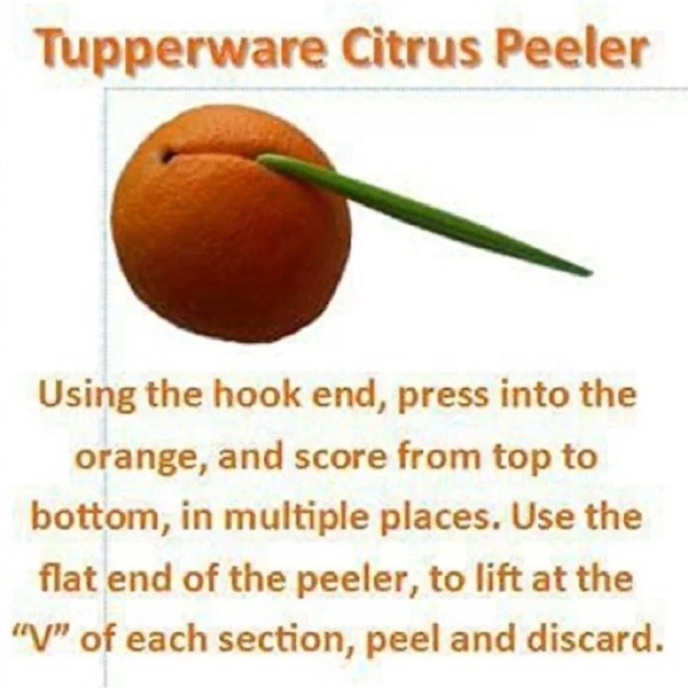 Tupperware Citrus Peelers-Set of 5-New